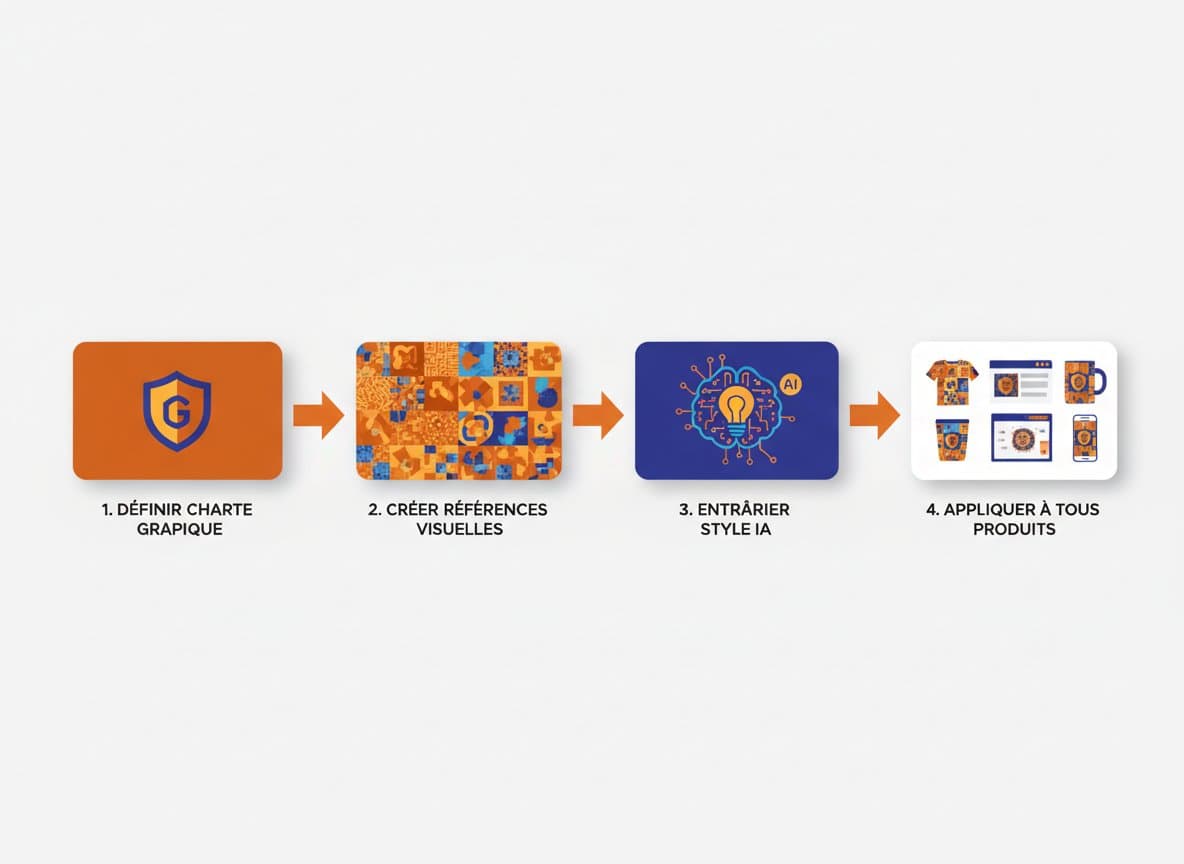 Creer Style Visuel Personnalise Blendai - Workflow